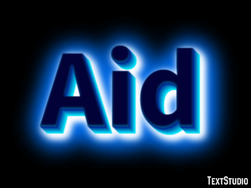 Aid Efeito de texto