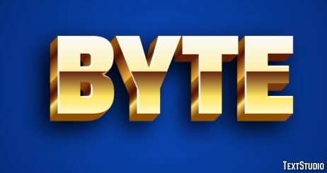 Byte Metin Efekti