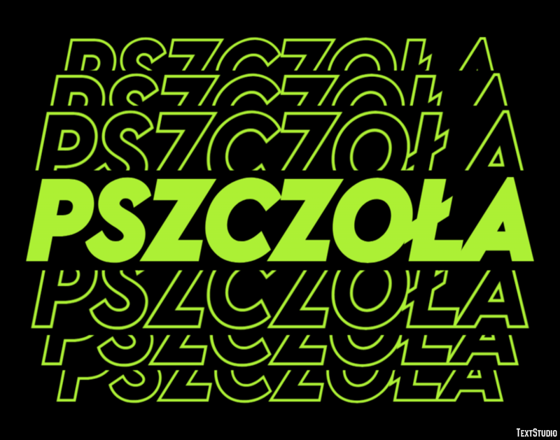 Pszczoła Efekt tekstowy