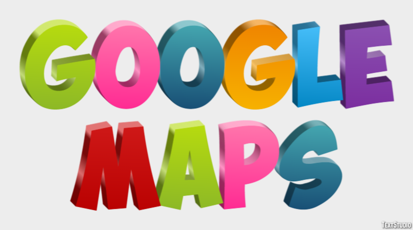 Google Maps Efekt tekstowy