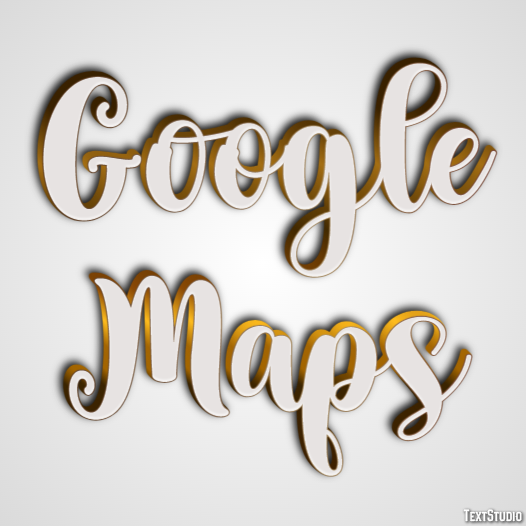 Google Maps Tekst Effect