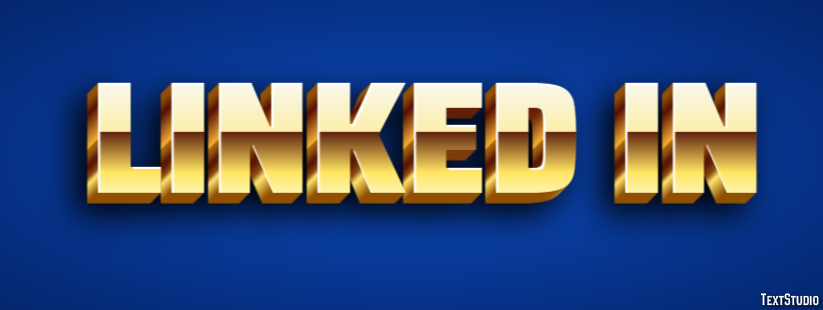 Linked In Tekst Effect