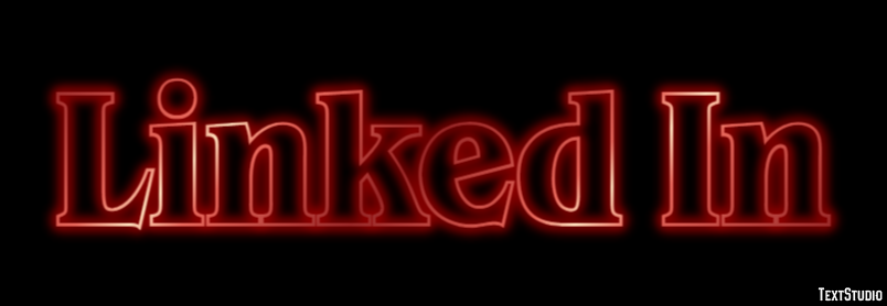 Linked In Tekst Effect