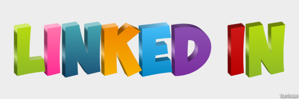 Linked In Tekst Effect