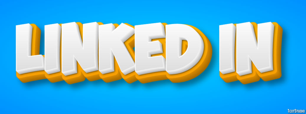Linked In Tekst Effect