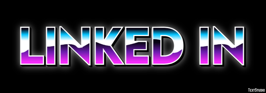 Linked In Tekst Effect