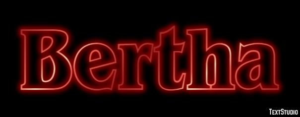 Bertha Text Effect