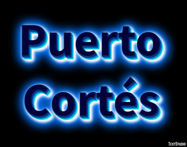 Puerto Cortés Efekt tekstowy