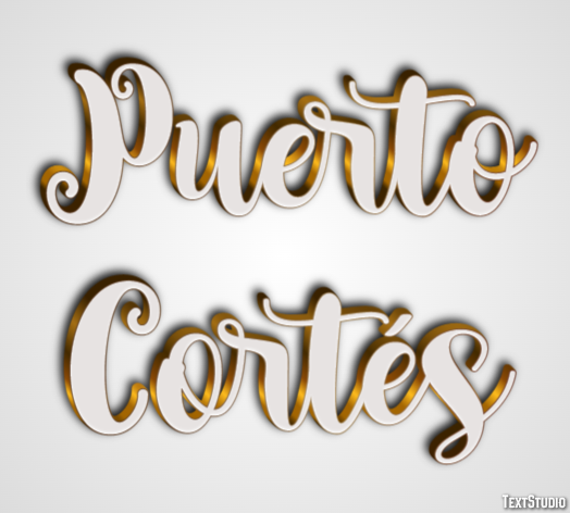 Puerto Cortés Effetto testo