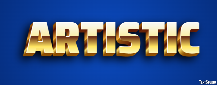 Artistic Metin Efekti