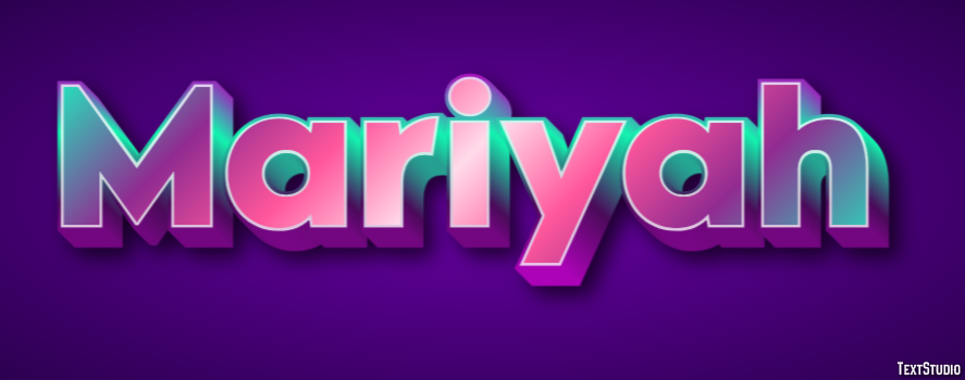 Mariyah Text Effect