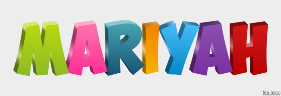 Mariyah Text Effect