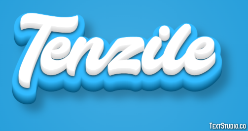 Tenzile Metin efekti