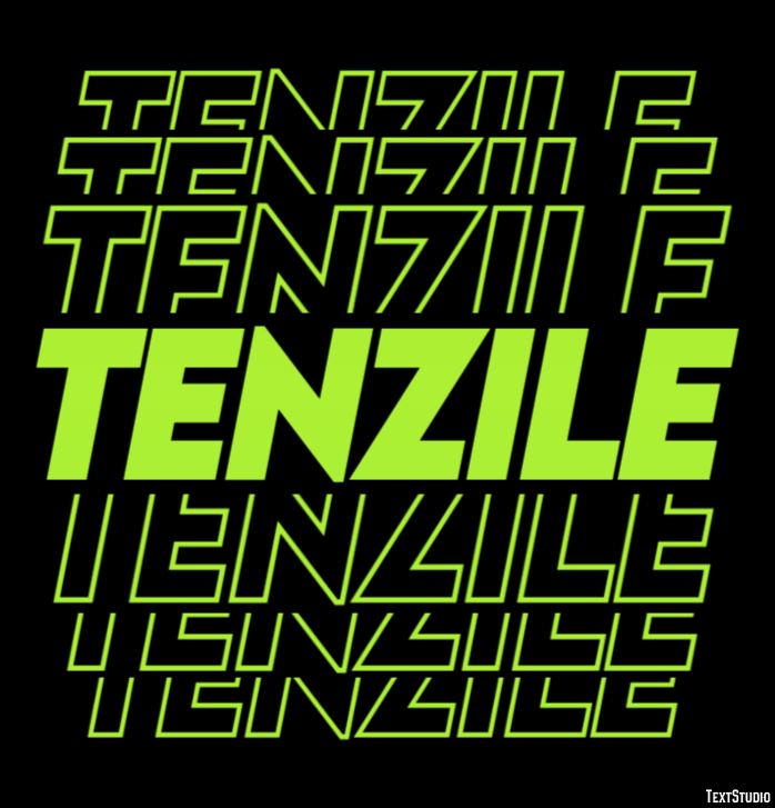 Tenzile Metin efekti