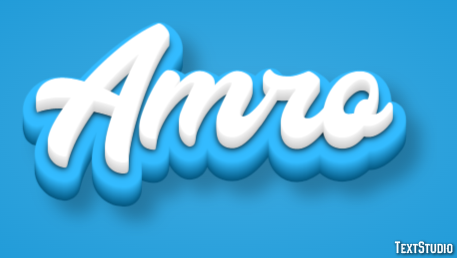 Amro Эффект текста