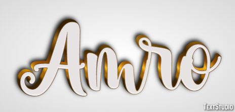 Amro Efeito de texto