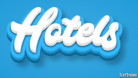 Hotels Tekst Effect