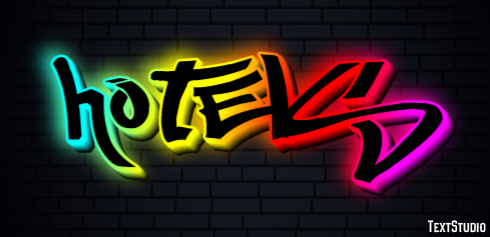 Hotels Tekst Effect