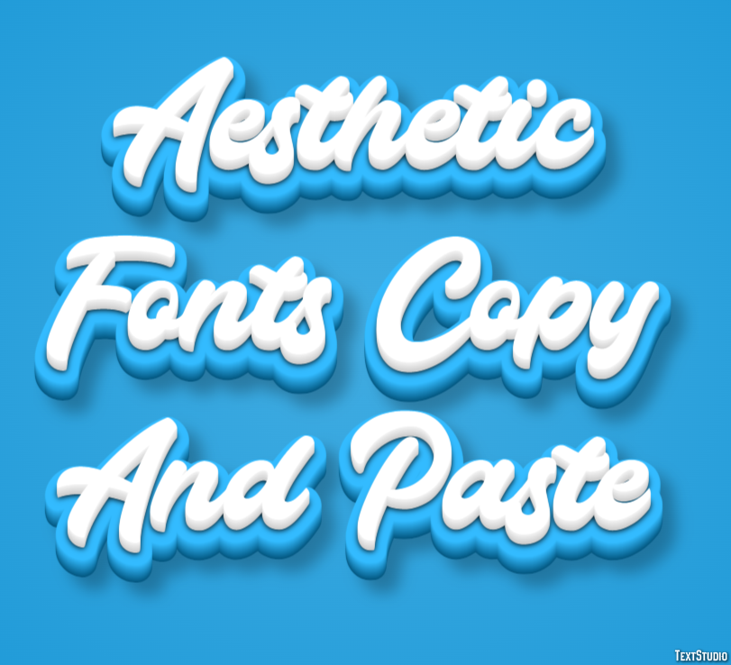 Aesthetic Fonts Copy And Paste Efekt tekstowy