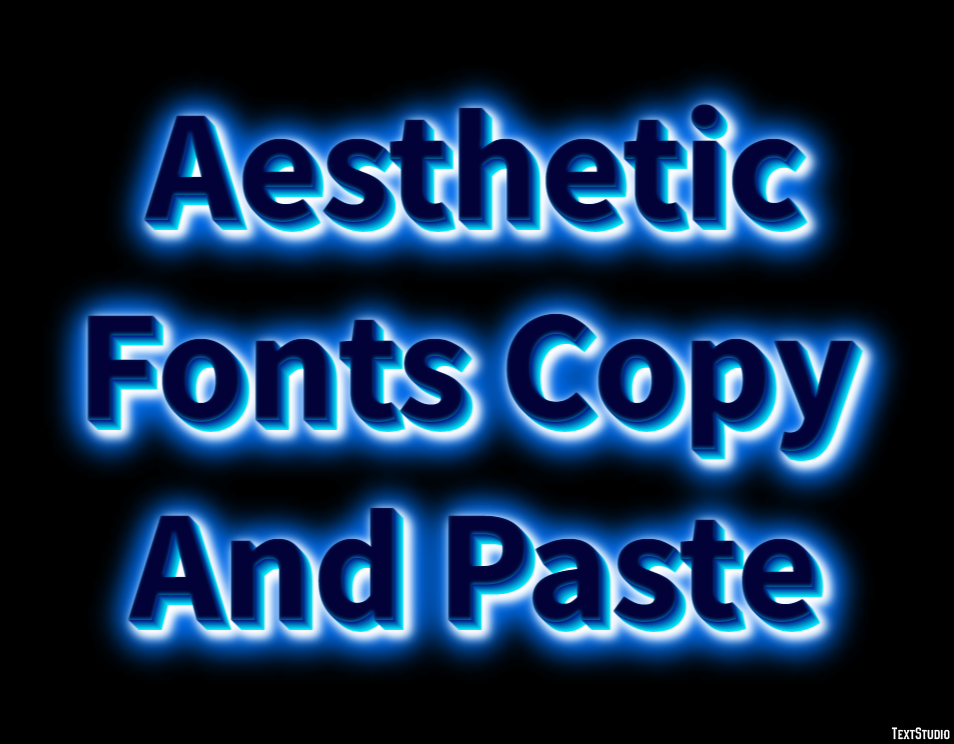 Aesthetic Fonts Copy And Paste Efekt tekstowy