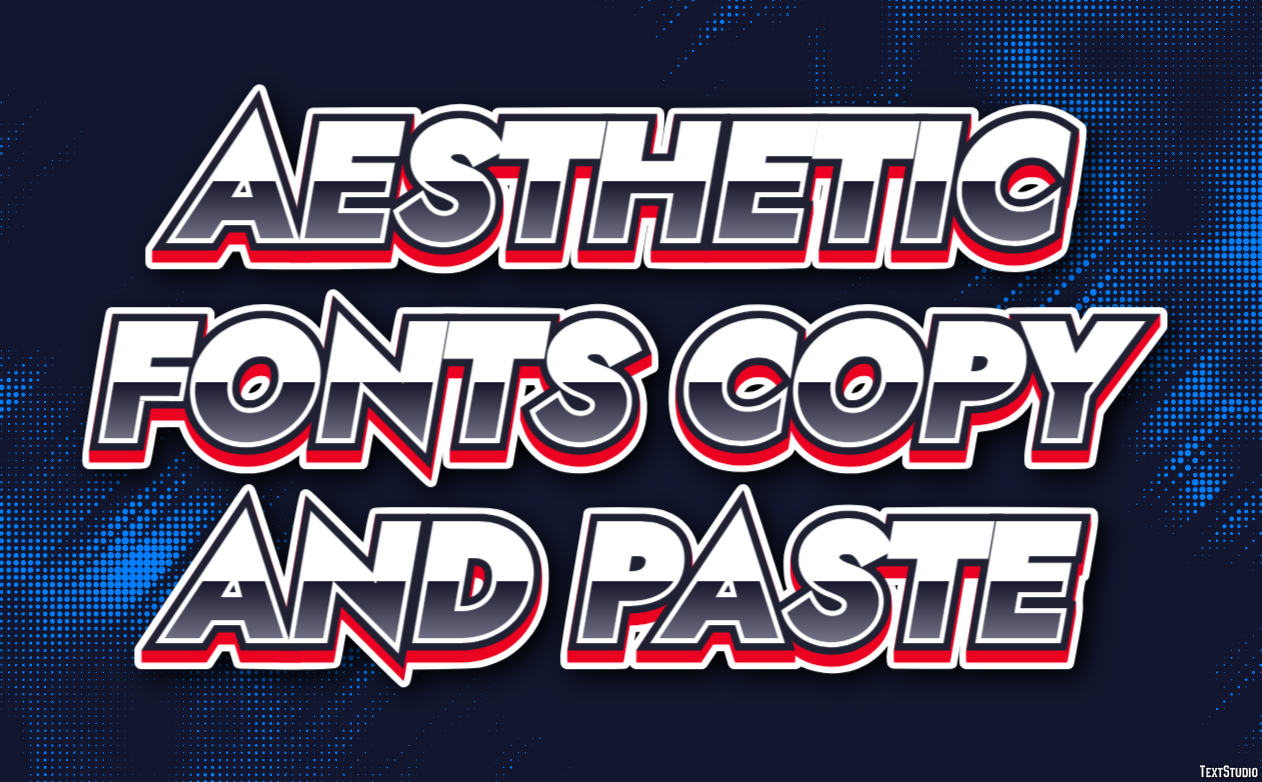 Aesthetic Fonts Copy And Paste Efekt tekstowy