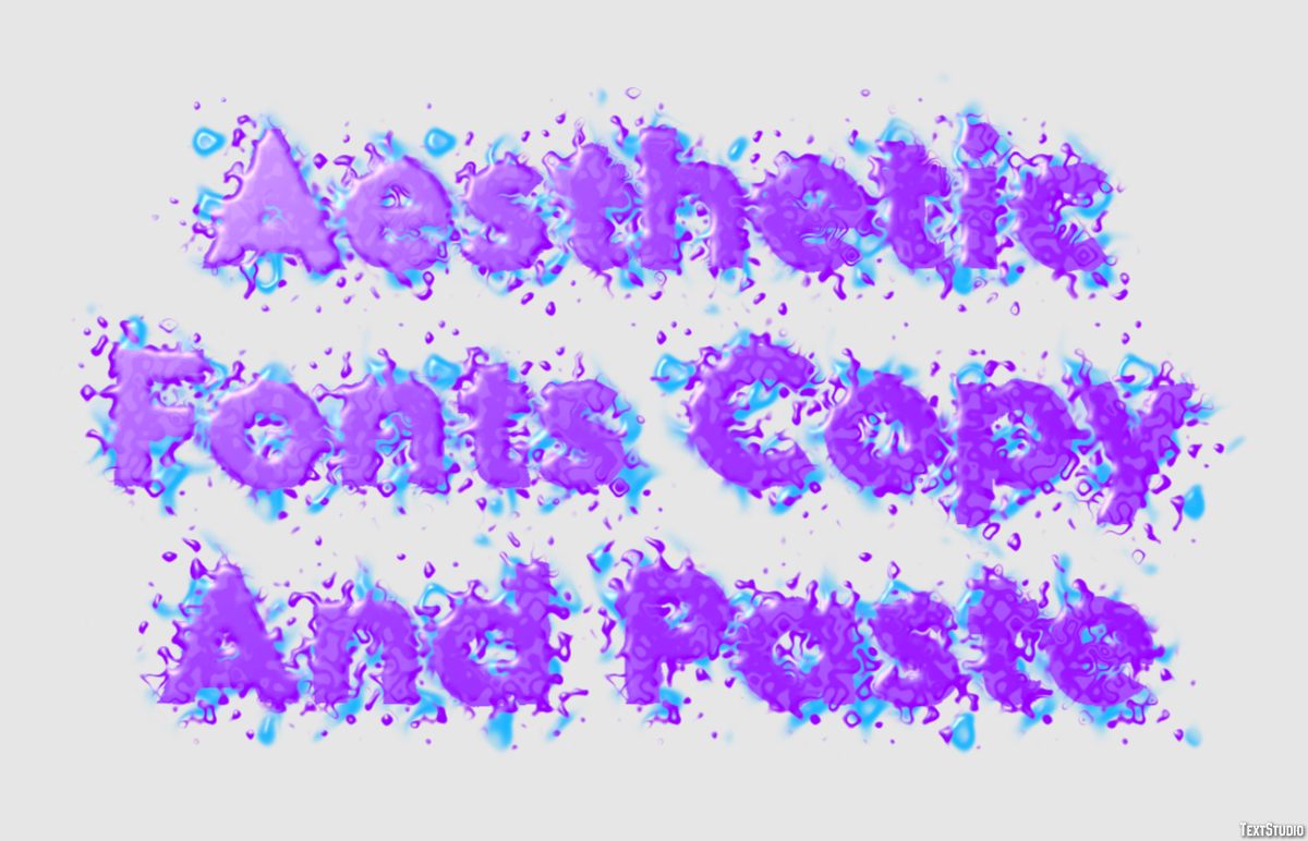 Aesthetic Fonts Copy And Paste Efekt tekstowy