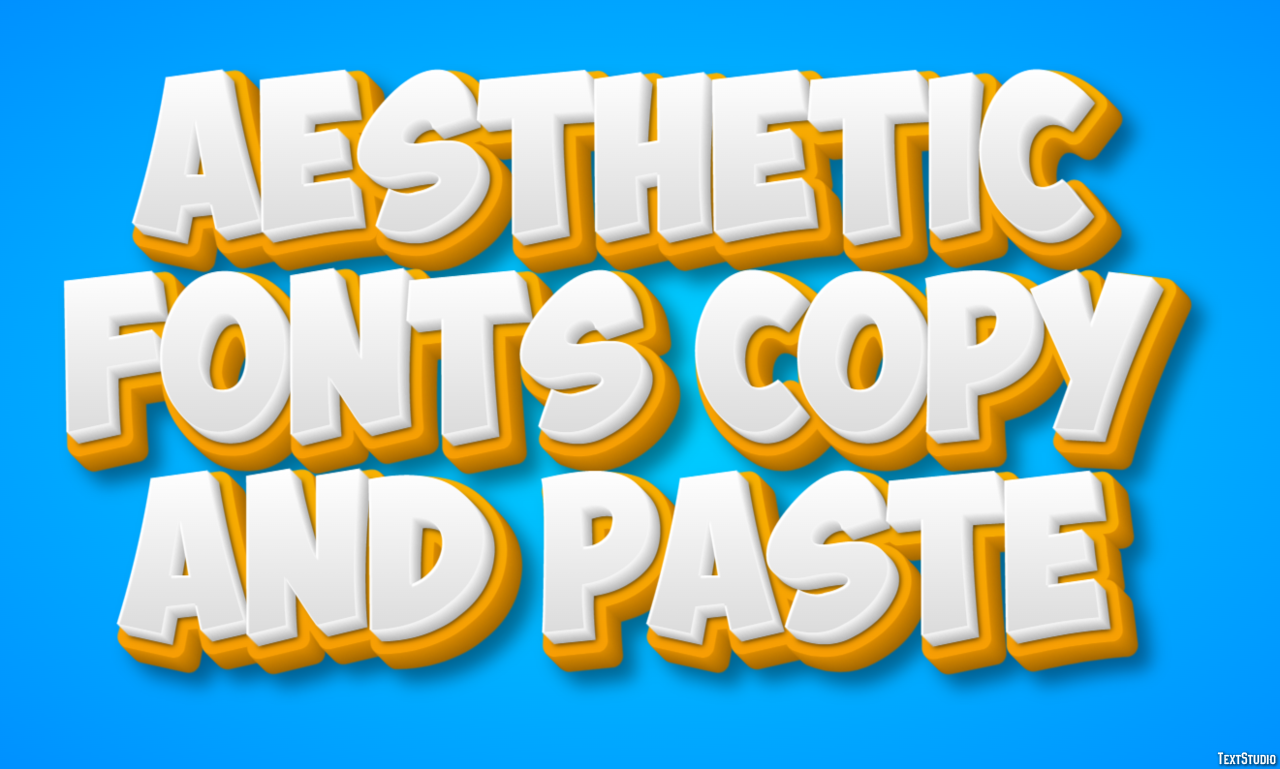 Aesthetic Fonts Copy And Paste Efekt tekstowy