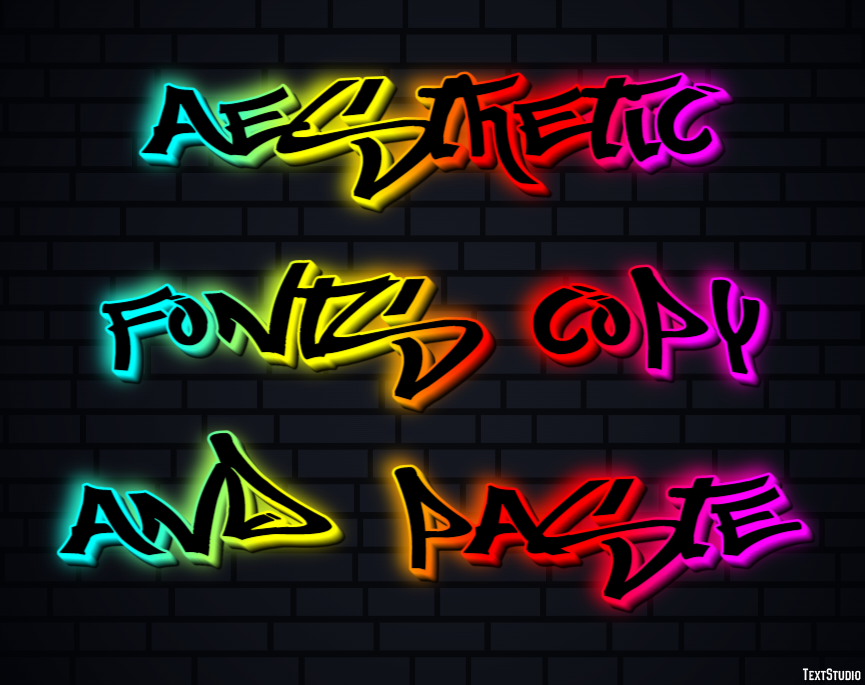 Aesthetic Fonts Copy And Paste Efekt tekstowy