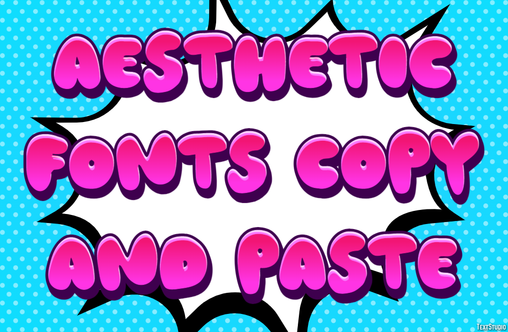 Aesthetic Fonts Copy And Paste Efekt tekstowy