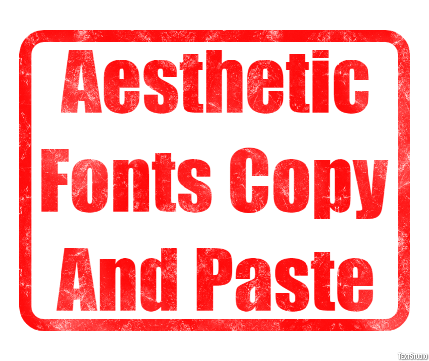 Aesthetic Fonts Copy And Paste Efekt tekstowy