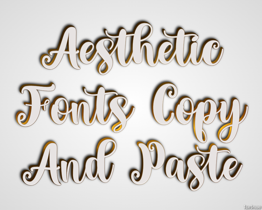 Aesthetic Fonts Copy And Paste Texteffekt