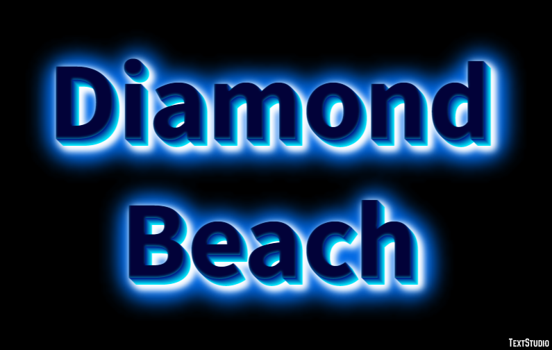 Diamond Beach Efekt tekstowy