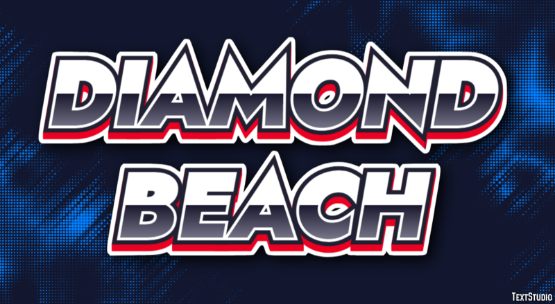 Diamond Beach Efekt tekstowy