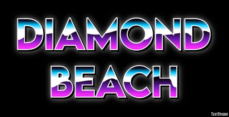 Diamond Beach Efekt tekstowy