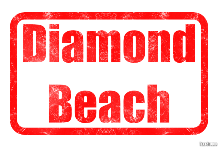 Diamond Beach Efekt tekstowy