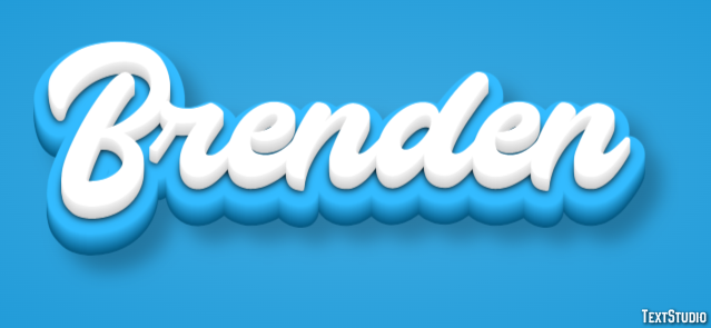 Brenden テキスト効果