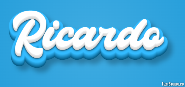 Ricardo Efecto de Texto