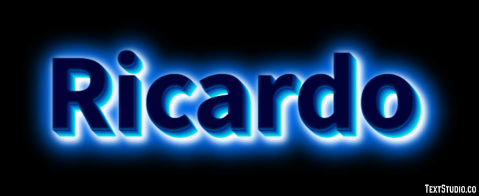 Ricardo テキスト効果