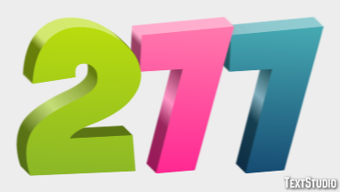 277 Text Effect