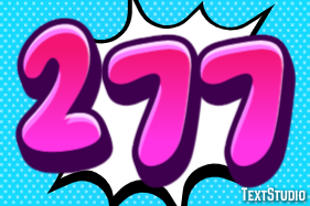 277 Efeito de texto