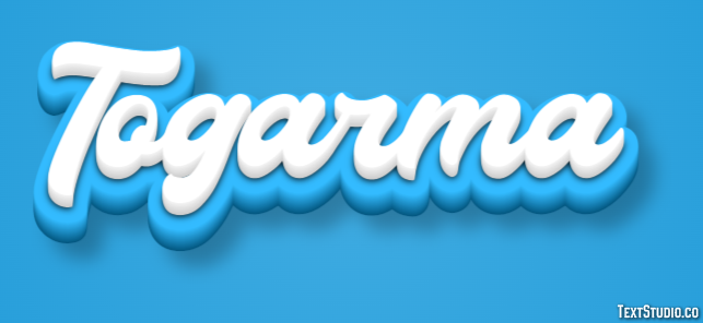 Togarma Efecto de texto