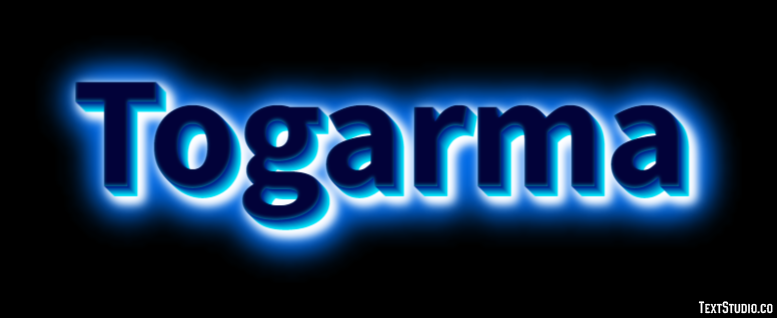 Togarma Efecto de texto