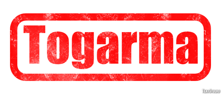 Togarma Efecto de texto