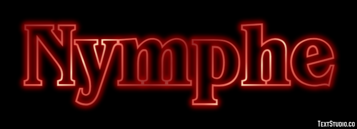Nymphe Effetto testo