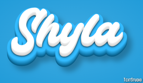 Shyla Effetto testo