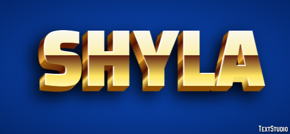 Shyla Efekt tekstowy