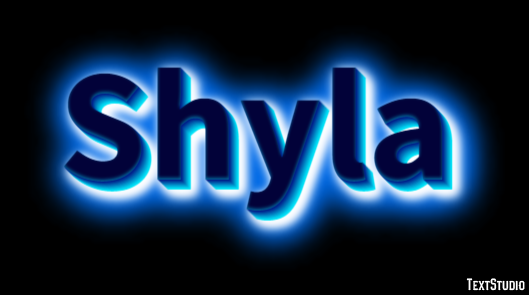 Shyla Efekt tekstowy