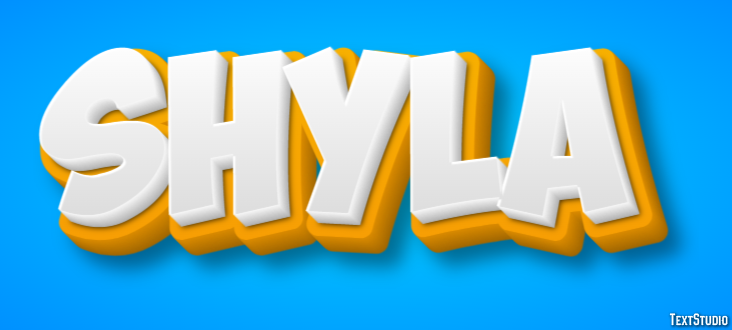 Shyla Effetto testo