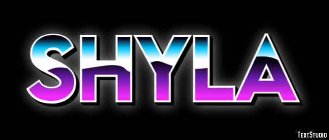 Shyla Effetto testo