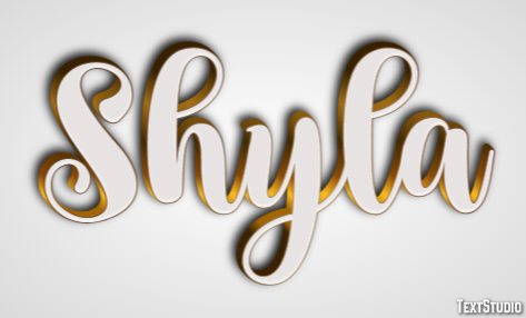 Shyla Effetto testo